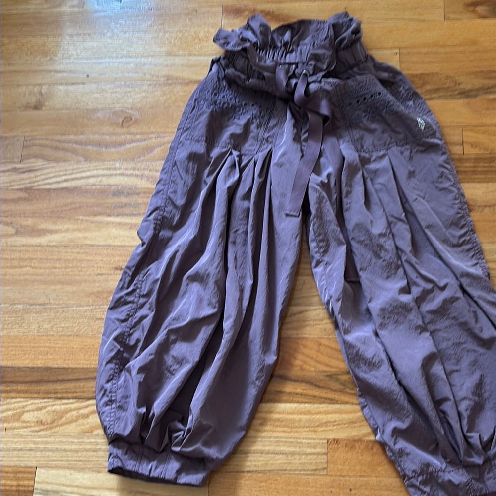 Free People Taupe Relaxed Pants